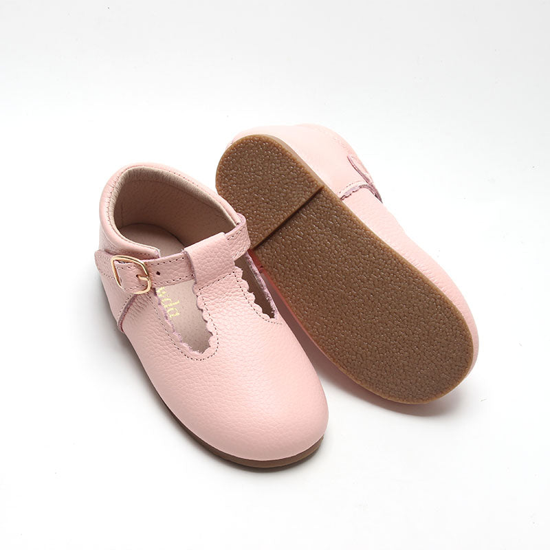 Little Girls Leather Mary Jane Flats